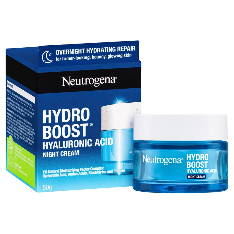 Neutrogena Hydro Boost Hyaluronic Acid Night Cream Hydrating Face Moisturiser