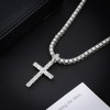 Cross Necklace for Men & Women, 2024 Trendy Iced Out