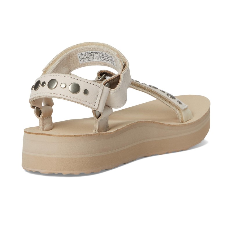 Teva Women's Midform Universal Studded Sandal, Coconut/White Pepper, 11