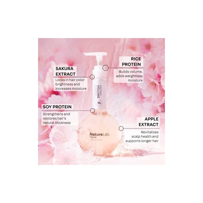 NatureLab. Tokyo â€" Perfect Volume for thicker, fuller hair: Vegan,