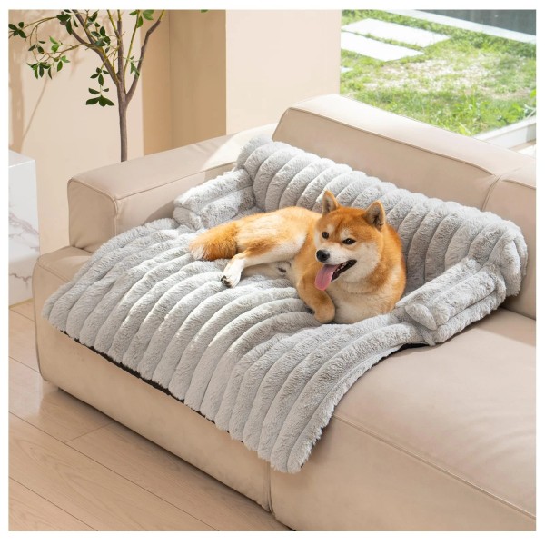 Avont Dog Bed for Couch, Fluffy Pet Mat Sofa Furniture