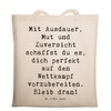 Mr. & Mrs. Panda Tragetasche Spruch Wettkampfvorbereitung meistern - Geschenk,