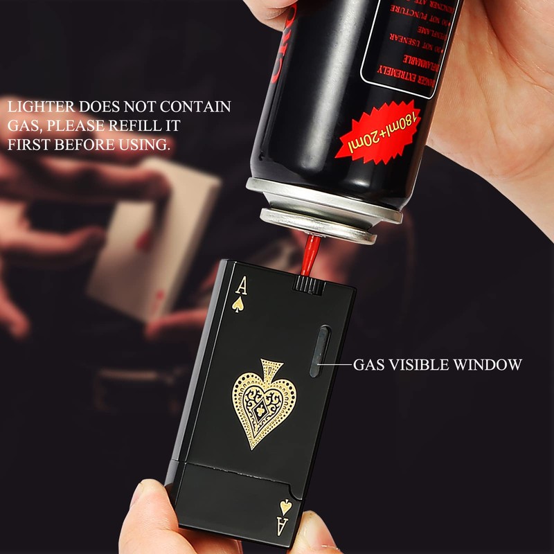 Yeuligo 2 Pack Double Flame Torch Lighter, Classic Pocket Ace