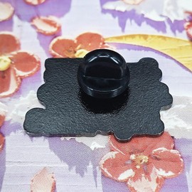 Ficsowy Say Eye Spell Map Say Ness Enamel Pins, Funny Humor Lapel Pin for Backpacks, Hats, Jackets, Medium, Zinc, no gemstone