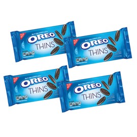 Oreo Thins Chocolate Sandwich Cookies (10.1-Ounce Packages, 4-Pack)