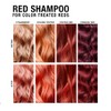 Pure Blends Hydrating Color Depositing Shampoo, Red, Bright Red and