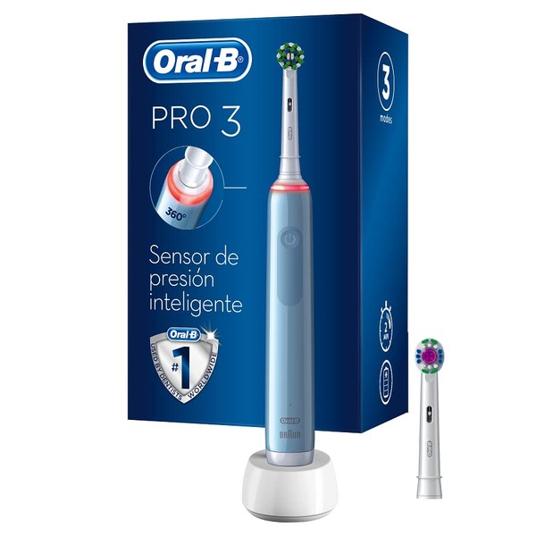Cepilo Cepilo Dental Pro3 3700 Cepilo Electrico Azul Oralb