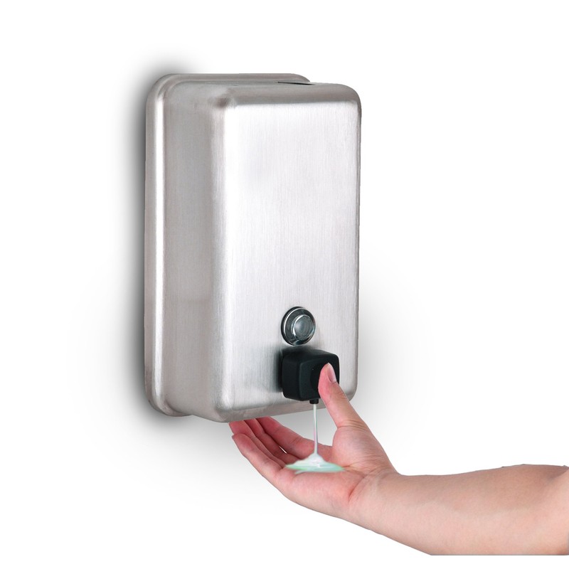 Alpine Industries Stainless Steel Soap Dispenser - Commercial Soap Dispenser