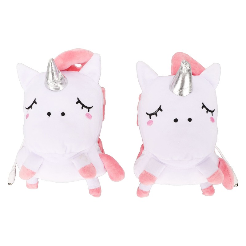 USB Hand Gloves Electric Cute Animal Shape Fingerless Cartoon USB