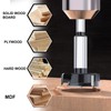 hsawbit 90mm forstner drill bit, Triple-Flute Carbide Tipped Forstner Bit