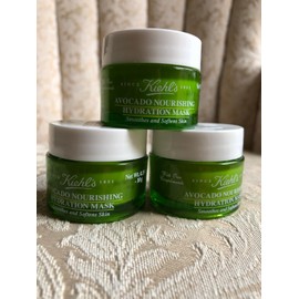 Kiehl's 3 x Kiehl's Avocado Nourishing Hydration Mask travel 10 g/0.35 oz Each