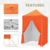 EAGLE PEAK 5x5 Instant Canopy with 4-Side Wall Panels, Small