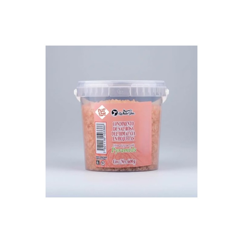 Sal Rosa en Esacamas Pyramids 600g | Sal Gourmet Premium