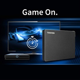 Toshiba Canvio Gaming 1TB USB 3.0 Portable External Hard Drive, Black