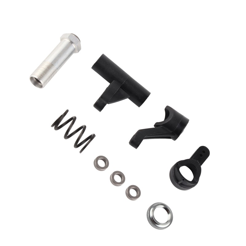 RC Steering Assembly Black High Strength Shock Absorption Steering Link