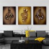 WADBTP Modern Art Metal Figure Canvas Painting Poster, Metal 3D