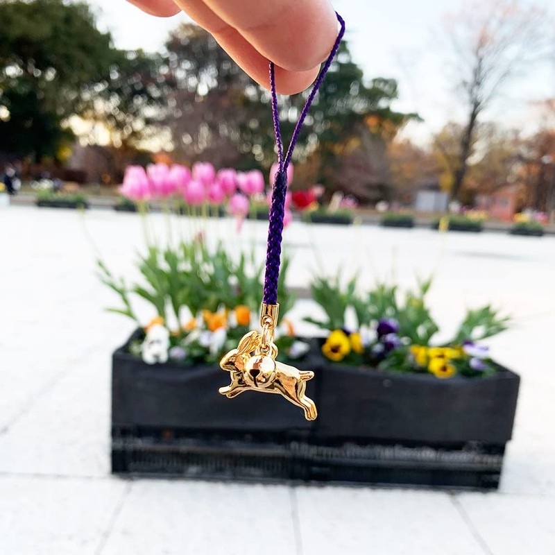 Daio Seisakusho Zodiac Amulet Strap, Lucky Charm, Gold, Die-Cast Rope