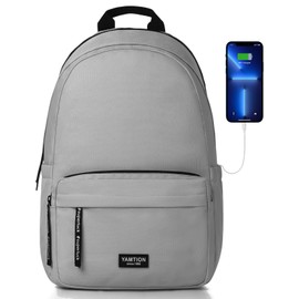 YAMTION Backpack Men's School Backpack Boys Teenagers School Bag Girls Teenager Backpack Laptop Women with 15.6 Inch Laptop Compartment, Daypack for Study, School, University, Work