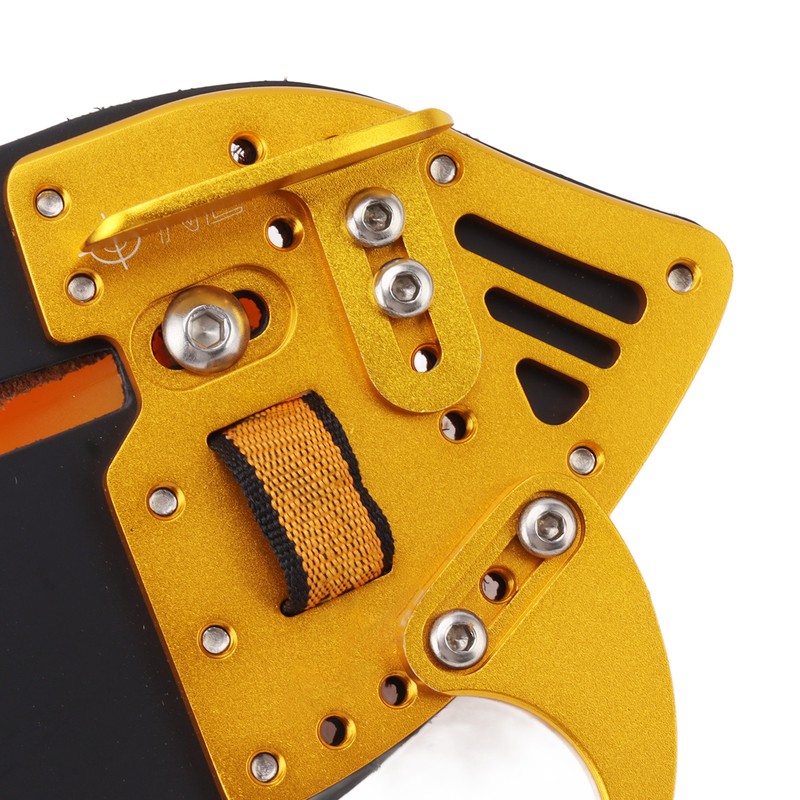 Shooting Tabs Golden Gold and Black Leather Archery Finger Guard