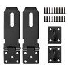 4 Inch Door Hasp Latch Lock,2 Pcs Padlock Hasp Clasp