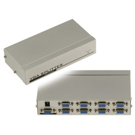KALEA-INFORMATIQUE Splitter Type VGA Video Splitter Duplicate 1 Input Source Identical to 8 Simultaneous Outputs. 250MHz Bandwidth