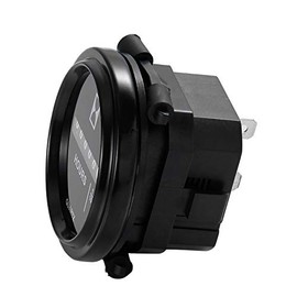 Mechanical Round Hour Meter AC DC 12V 24V 36V 48V 60V 72V Quartz Hour Meter for Marine Engine Truck Snowmobile Boat Generators Tractor Lawn Mower Golf Carts Forklift