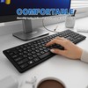 MIKUSO Russian Keyboard with English (Cyrillic),Non Fading Characters