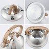 Creative Home 2.3 Qt. Stainless Steel Whistling Tea Kettle Teapot