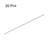 sourcing map 20pcs Extra Long Drill Bits, 0.8mm HSS Drill