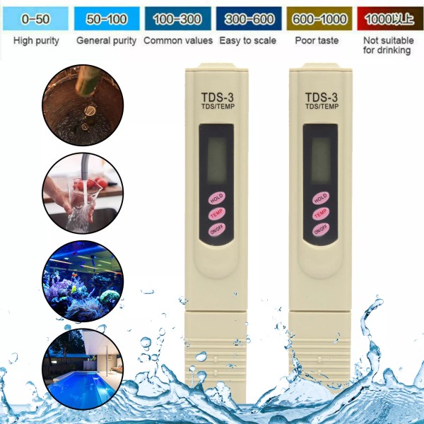 Unbranded 2 Pack Digital Electric TDS Meter Water purity Test