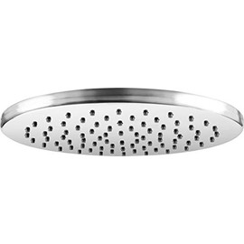 Cornat TECBW3400 Classic Shower Head 225 mm Head Diameter 1 Jet Type with Ball Joint and Anti-Limescale Nozzles Chrome-Plated Shower Head Rain Shower Built-in Shower Head
