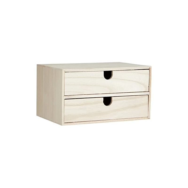 Artemio 14002157 Wooden Drawer Cabinet, Beige, 24 x 16 x