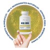 Vitamina D3, Vitamina K2, K2D3, 360 cápsulas, calcio, huesos, dientes,