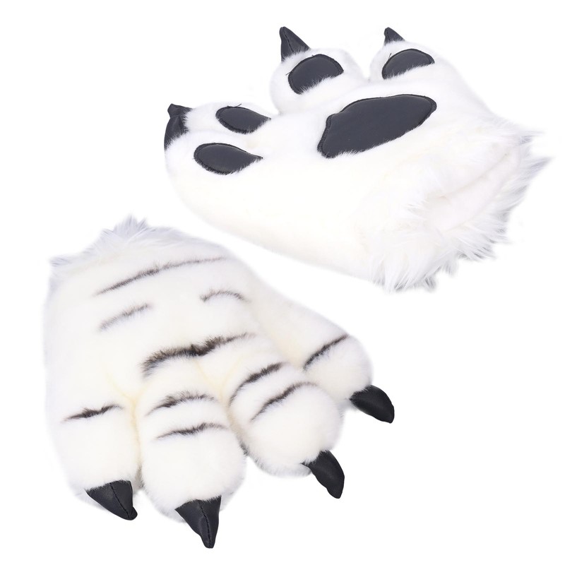 Simulation Animal Claw Gloves Cute Tiger Claw Plush Gloves Werewolf