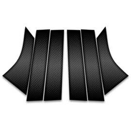 Upgrade Your Auto 6pc Carbon Fiber Pillar Post Covers for Ford Focus 2012-2023