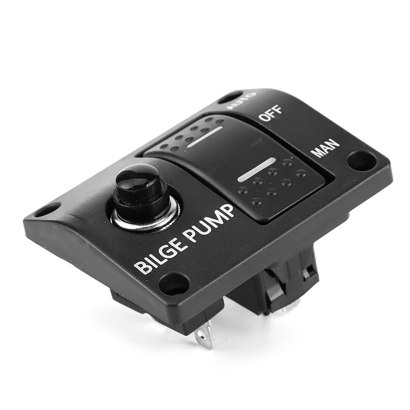 Bilge Pump Switch 12V 24V 3 Way Switch for Bilge