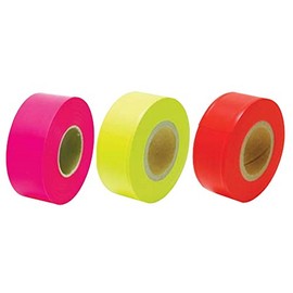 sinwa測定 Marking Tape 3 Color Set Fluorescent Pink Fluorescent Orange Fluorescent Yellow