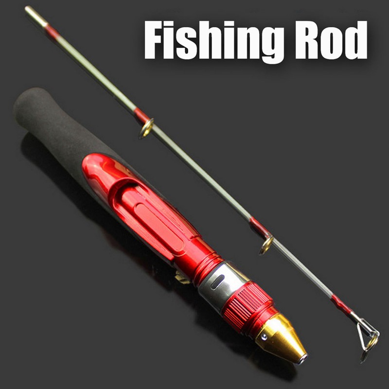 50cm Lightweight Mini 2 Sections Winter Ice Solid Fishing Shrimp