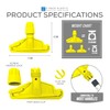 Kentucky Mop Head Clip Colour Coded, Pack of 2 Plastic