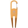Coq Sportif QQBWJX01 Green Fork, Classic with Marker, Carabiner, Convenient