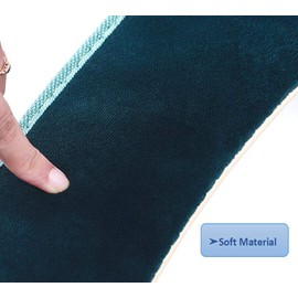 XPOOS Universal Toilet Seat Cushion,Toilet Seat Cover Set,Zipper Waterproof Toilet Seat Cover Pads,Antibacterial Luxury Toilets Warm Toilet seat Mat,Washable (Blue)