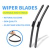 Gavimnal® 26"+16"+14" Silicone Wiper Blades Replacement For Toyota C-HR 2016-2023,All-Season