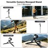 Koolehaoda 71.6” Camera Monopod with 3-Way Pan Tilt Head &