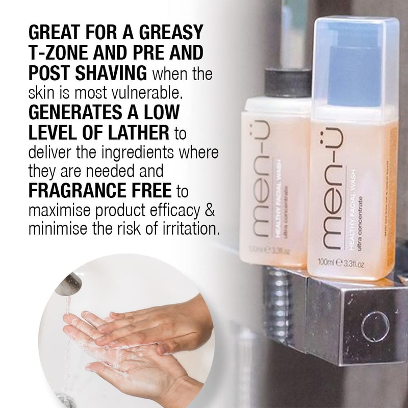 men-ü Healthy Face Wash Refill Starter Kit, Up to 530