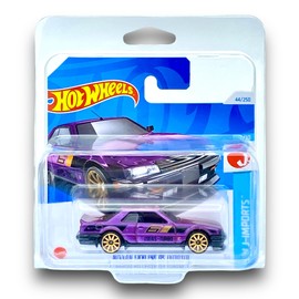 Hot Wheels Nissan Skyline RS (KDR30) (Purple) 1/10 HW J-Imports - 2024-44/240 (Short Card) - COMES IN A KLAS CAR KEEPER SHORT CARD PROTECTOR CASE - HTC40