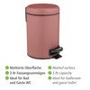 WENKO Leman pedal bin, 3 liters, with removable insert, made