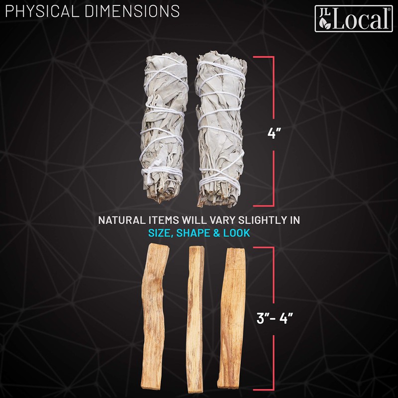 JL Local Smudge Kit Refill - White Sage & Palo