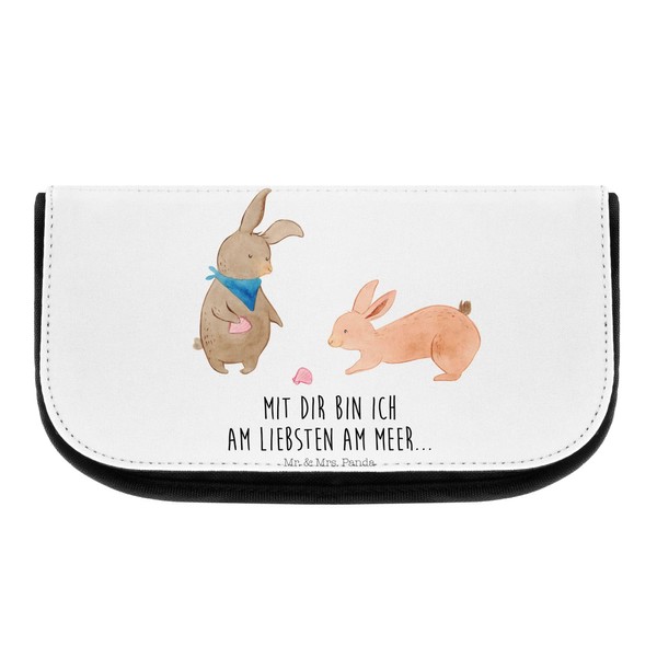 Mr. & Mrs. Panda Cosmetic Bag Rabbit Shell Gift Makeup