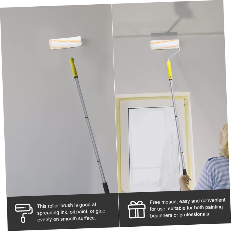 FUNOMOCYA Long Handled Paint Roller with Extension Pole - Ceiling