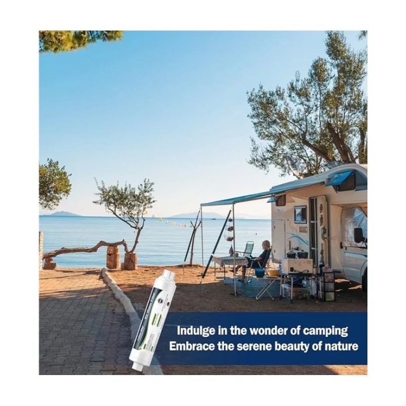 Future Way 4-Pack INLINE RV Water Filter Reduces Odors Sediments